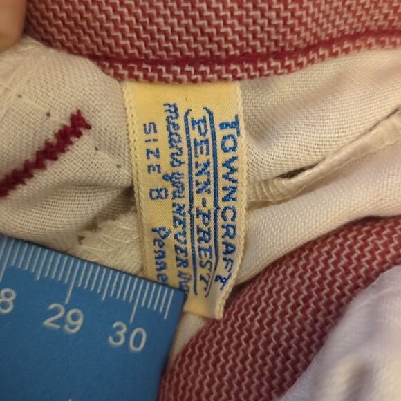 Vintage 70s JCPenney Town Craft penn-press flare pants - Picture 2 of 7